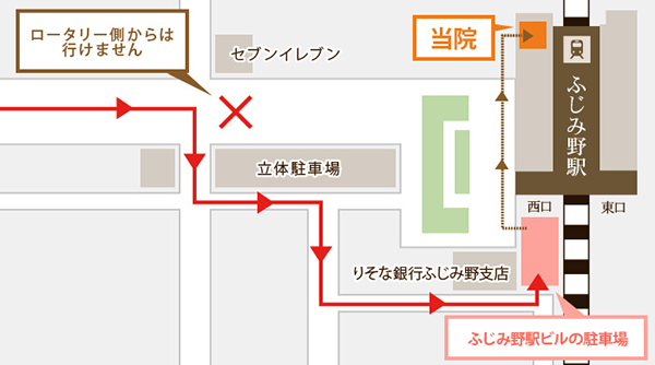 お車でお越しの方へ