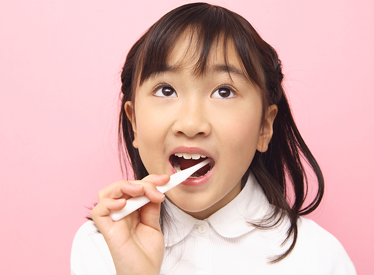 食後のブラッシングを習慣に